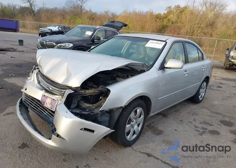 2008 Kia Optima Lx from USA, damaged, VIN KNAGE123185250971